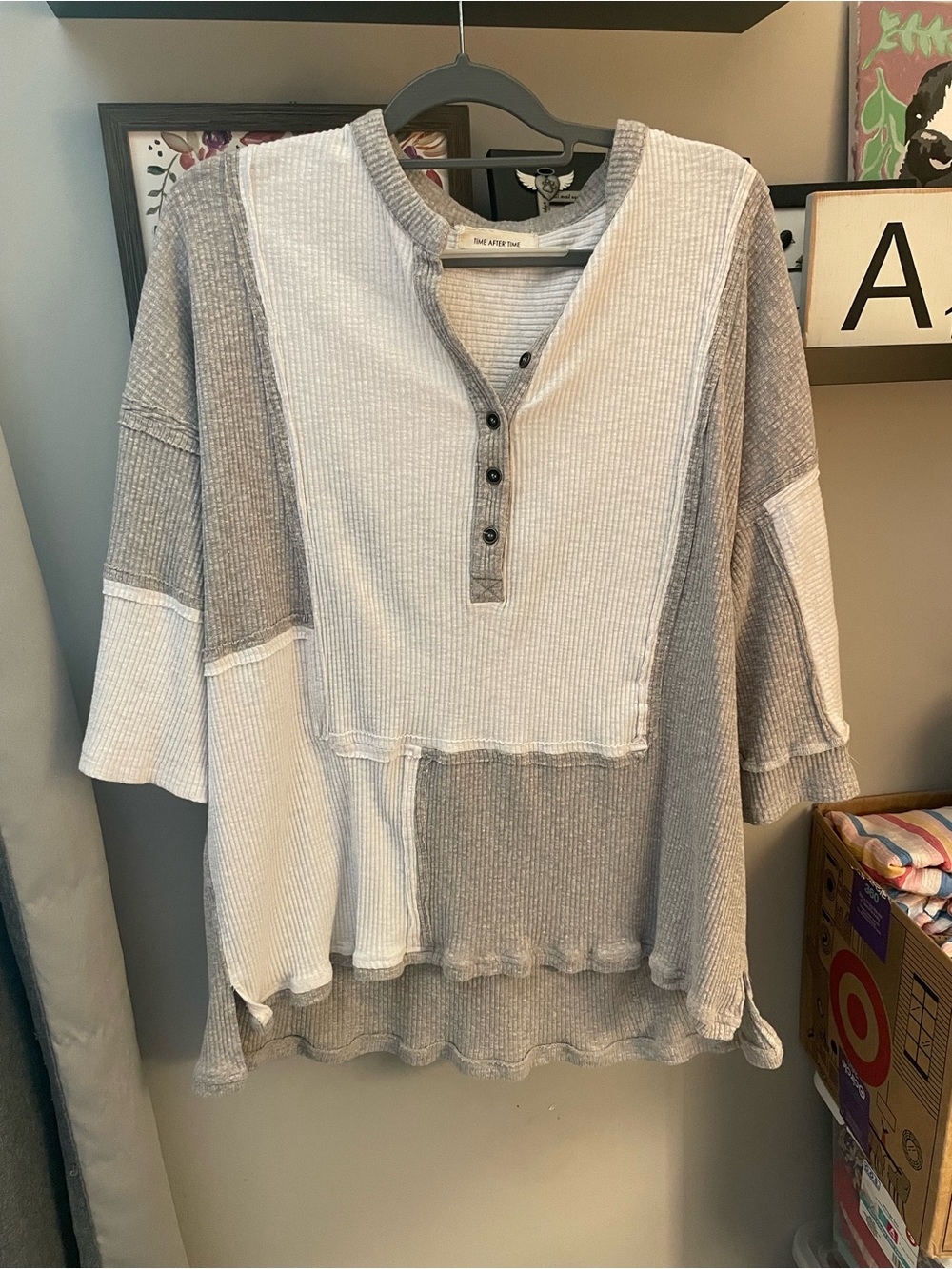 Time After Time Oversized Top
